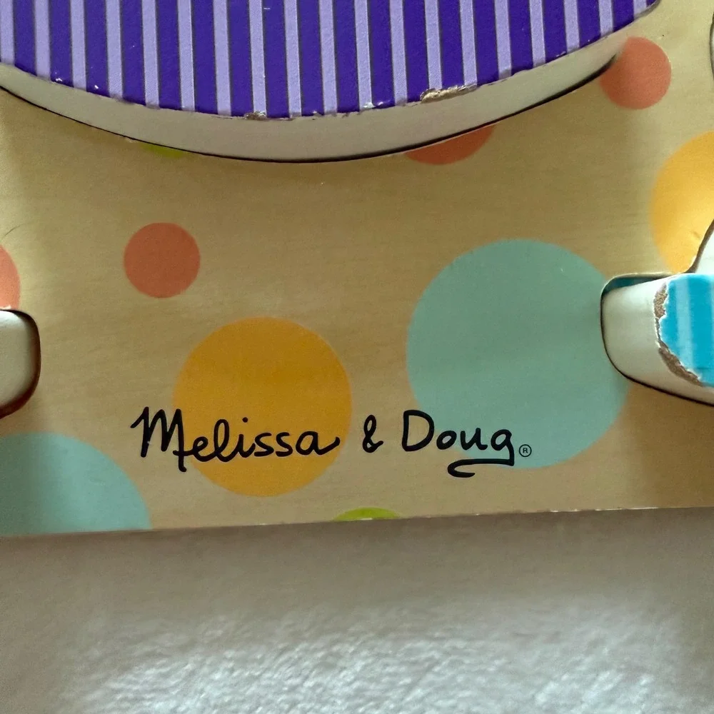 Melissa‎ & Doug Wooden Puzzle Bundle Blue's Clues Rainbow & Circus Animals